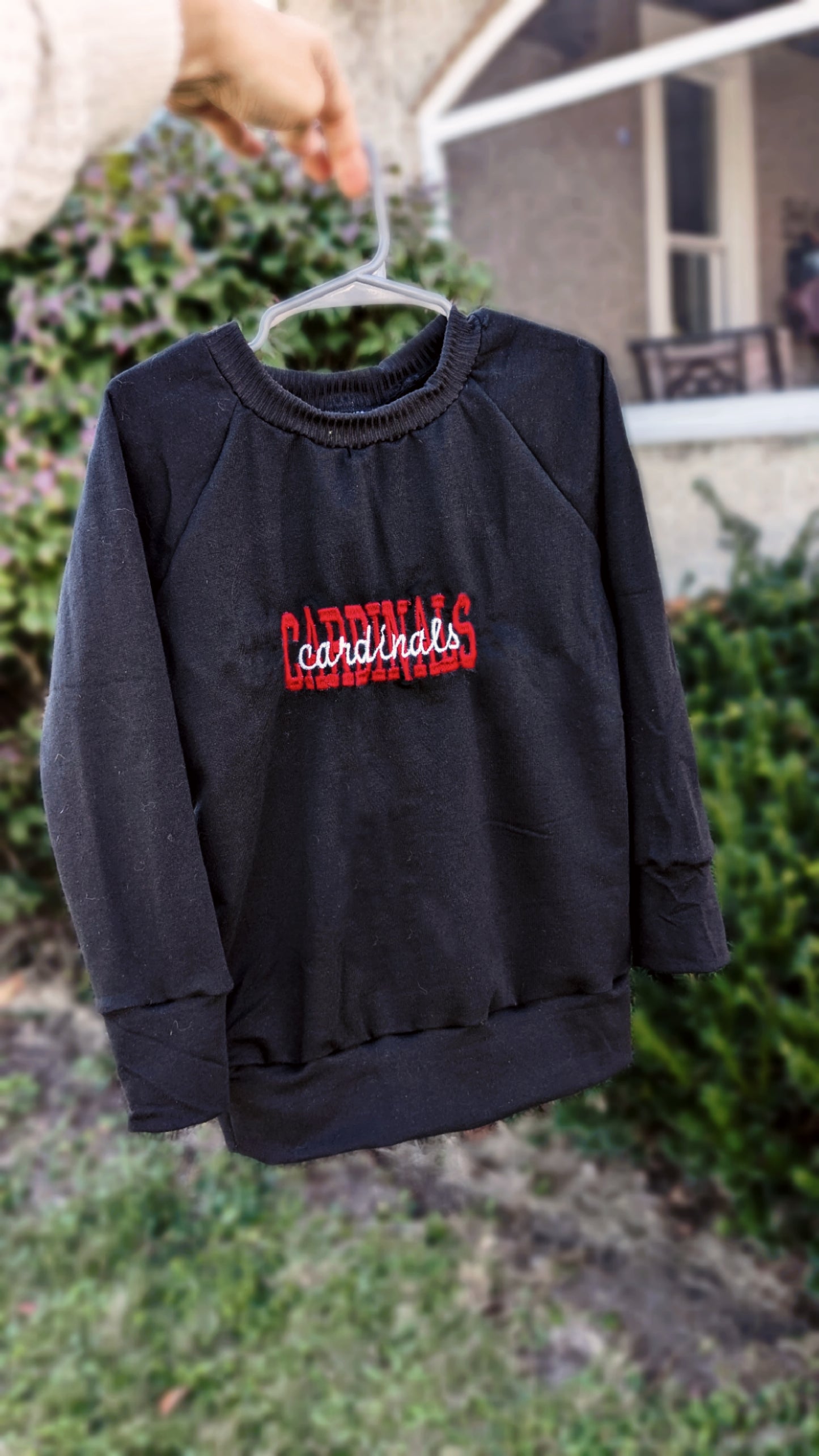 School Pride Embroidered Sweatshirt