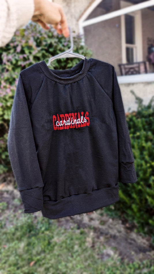 School Pride Embroidered Sweatshirt