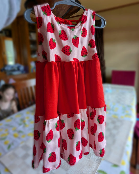 Strawberry Tier Dress
